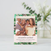 Verandering van de Waterverf van het Adres laat de Aankondigingskaart (Staand voorkant)