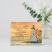 Verandering van de Zonneset van het schilderen van Briefkaart (Staand voorkant)