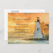 Verandering van de Zonneset van het schilderen van Briefkaart (Voorkant / Achterkant)