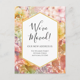 Verandering van het Briefkaart van de Bloemen van 