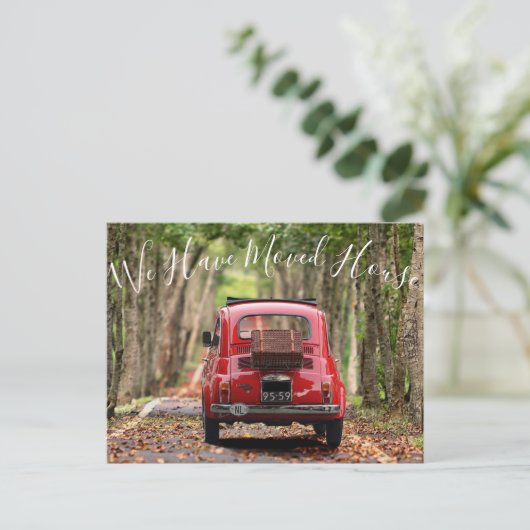 Verandering van het Briefkaart van de Douane van d (Staand voorkant)