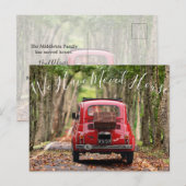 Verandering van het Briefkaart van de Douane van d (Voorkant / Achterkant)