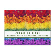 Verandering van het Briefkaart van Plans-Pride Flo