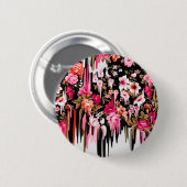 Verandering van het hart, smeltpatronen ronde button 5,7 cm (Voorkant /achterkant)