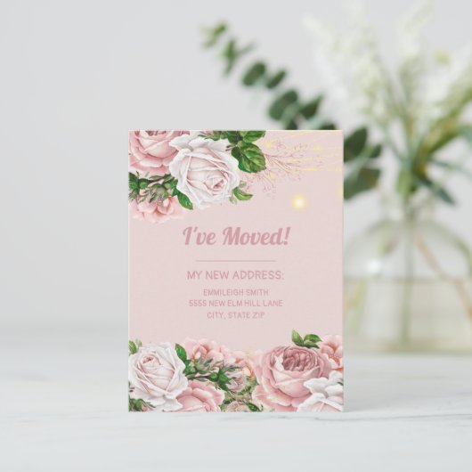 Verandering van het Licht van het Koord van het Li Briefkaart (Staand voorkant)