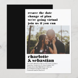 Verandering van het Virtuele Weddenschap van het P Save The Date