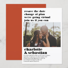 Verandering van het Virtuele Weddenschap van het P Save The Date
