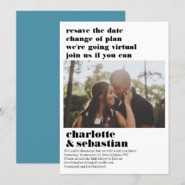 Verandering van het Virtuele Weddenschap van het P Save The Date