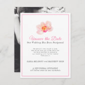 Verandering van plan trouwdatum uitstellen save the date (Voorkant / Achterkant)