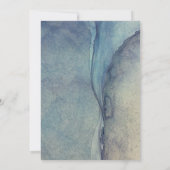 Verandering van Plannen Artsy Blues Uitgestelde Br Kaart (Achterkant)