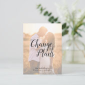 Verandering van plannen Bieden Uitstel legante afb Briefkaart (Staand voorkant)