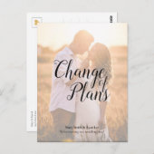 Verandering van plannen Bieden Uitstel legante afb Briefkaart (Voorkant / Achterkant)