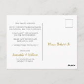 Verandering van plannen Briefkaart met uitgestelde (Achterkant)