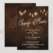 Verandering van plannen Edison Lights uitstel brui Kaart (Voorkant / Achterkant)