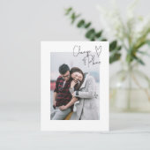 Verandering van plannen Eenvoudig uitstellen van d Briefkaart (Staand voorkant)