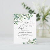 Verandering van plannen Elegante Eucalyptus Bruilo Briefkaart (Staand voorkant)