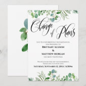 Verandering van plannen Eucalyptus uitgesteld brui Kaart (Voorkant / Achterkant)