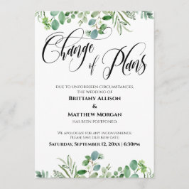 Verandering van plannen Eucalyptus uitgesteld brui Kaart