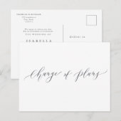 Verandering van plannen groen bruiloft uitstel briefkaart (Voorkant / Achterkant)