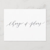 Verandering van plannen groen bruiloft uitstel briefkaart (Voorkant)