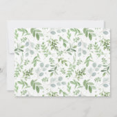 Verandering van Plannen Groene Huwelijksuitstel Kaart (Achterkant)