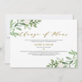 Verandering van plannen groene trouwdatum uitstel kaart (Voorkant)