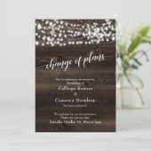 Verandering van Plannen Houten Lichten Uitgestelde Kaart (Staand voorkant)