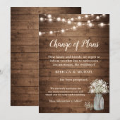 Verandering van Plannen Landelijke Baby's Breath S Kaart (Voorkant / Achterkant)