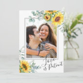 Verandering van plannen Liefde is een geduldig uit Kaart (Staand voorkant)