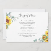 Verandering van plannen Liefde is een geduldig uit Kaart (Achterkant)