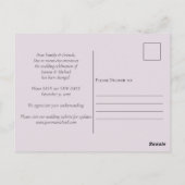 Verandering van Plannen Meerzicht Bruiloft Datumwi Briefkaart (Achterkant)