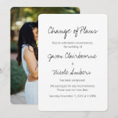 Verandering van plannen Opnieuw plannen Foto bruil Kaart (Voorkant / Achterkant)