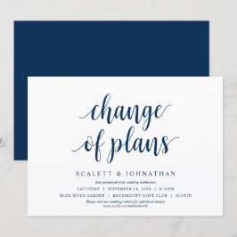 Verandering van plannen, Trouwdatum Wijzigen Kaart