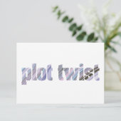 Verandering van plannen uitgesteld chique moderne  save the date (Staand voorkant)