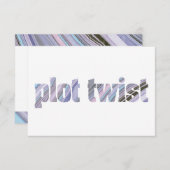 Verandering van plannen uitgesteld chique moderne  save the date (Voorkant / Achterkant)