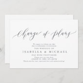 Verandering van plannen Uitgestelde bruiloft aanko Kaart (Voorkant / Achterkant)