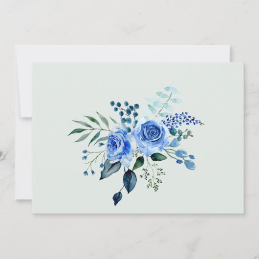 Verandering van plannen uitgestelde stosterblauwe  kaart (Achterkant)