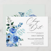 Verandering van plannen uitgestelde stosterblauwe kaart (Voorkant / Achterkant)