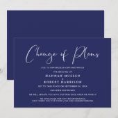 Verandering van plannen uitstel marineverbinding b aankondiging (Voorkant / Achterkant)