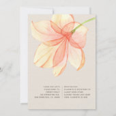 Verandering van plannen waterverf bloemendouche kaart (Achterkant)