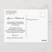 Verandering van plannen Zeeschelpen en drijfhout B Briefkaart (Achterkant)