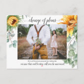 Verandering van Planten Gele Zonnebloemen Briefkaart (Voorkant)