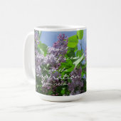 Verandering van Scène, Inspiratie u Citaat Lilacs  Koffiemok (Voorkant links)