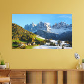 Verandering van seizoen canvas print (Insitu (Woonkamer))