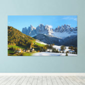 Verandering van seizoen canvas print (Insitu (Houten vloer))