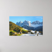 Verandering van seizoen canvas print (Voorkant)