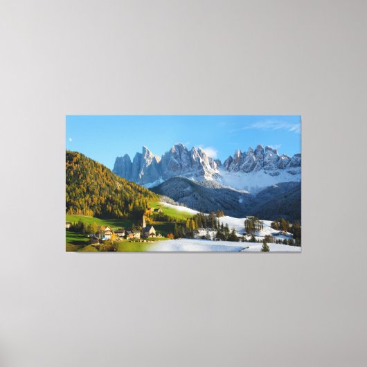 Verandering van seizoen canvas print (Voorkant)