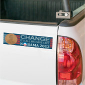 VERANDERING We hebben alleen NOBAMA-bumpersticker  Bumpersticker (Op Truck)