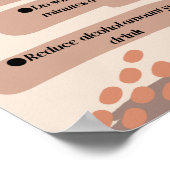 Veranderingen in de levensstijl van de bloeddrukre poster (Hoek)