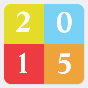 Veranderlijk aan Klasse van 2018 Vierkante Sticker